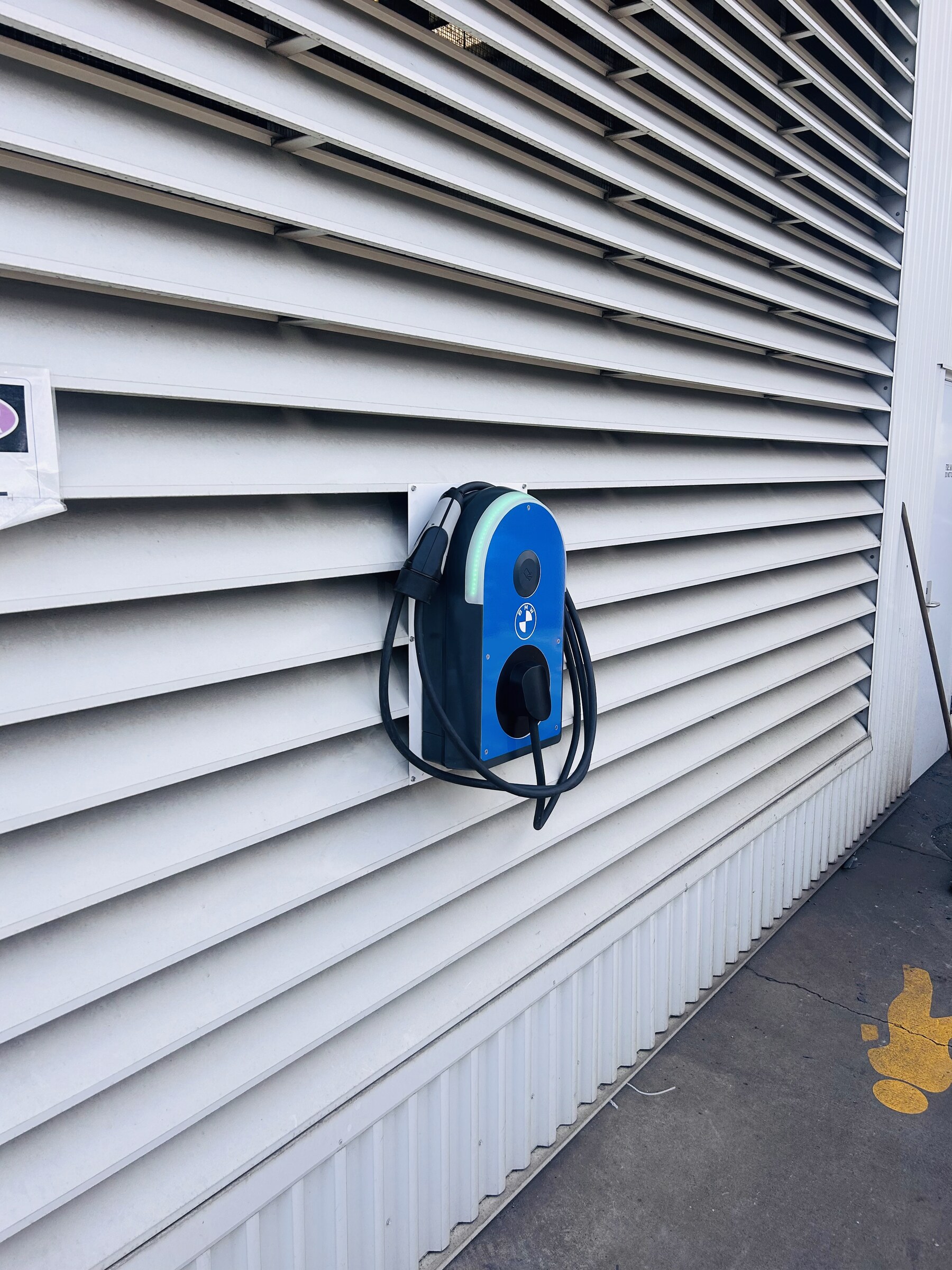 Schneider EV charger install context at BMW Motorline Brisbane